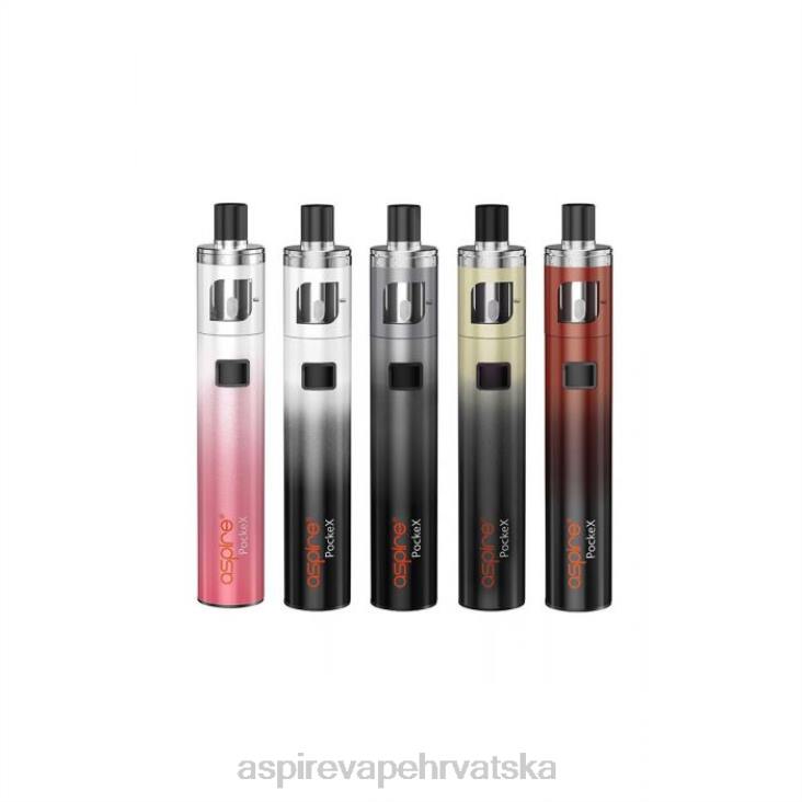 Aspire Ecig Store | 2X8T118 Aspire Pockex komplet obljetničkog izdanja sivi gradijent