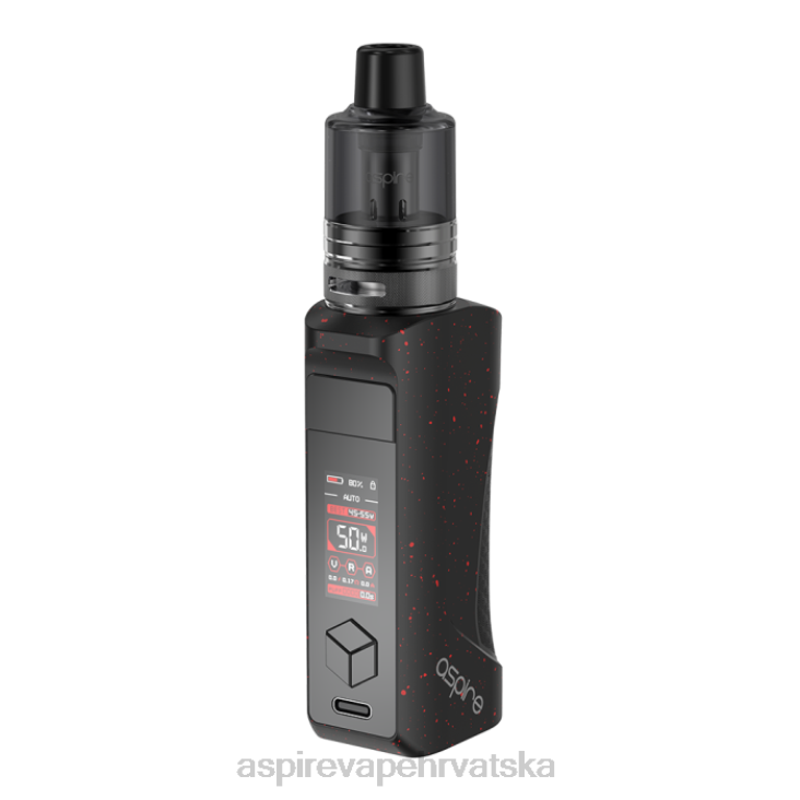 Aspire Vape Shop | 2X8T127 Aspire Finixx kit jet crna