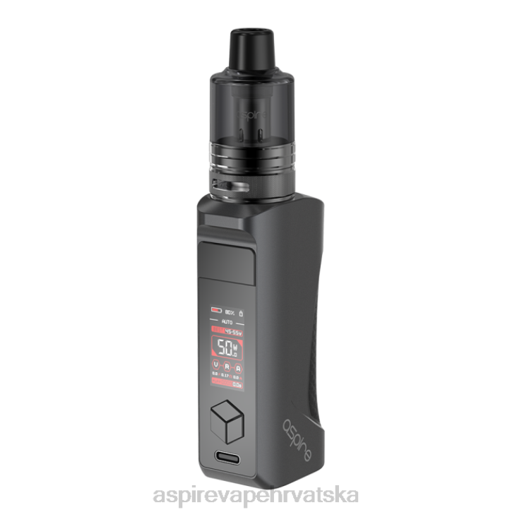Aspire Vape Shop | 2X8T127 Aspire Finixx kit jet crna